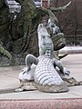 Crocodile by Reinhold Begas, part of Neptunbrunnen (Berlin)