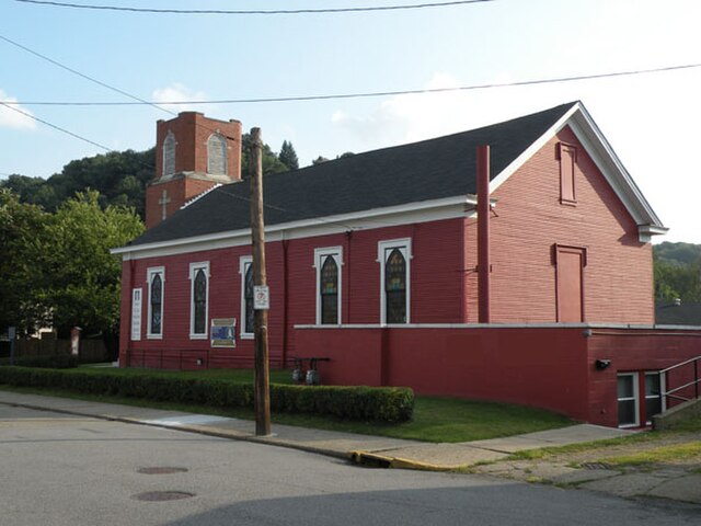 New Philadelphia Society Church, erected 1832.
