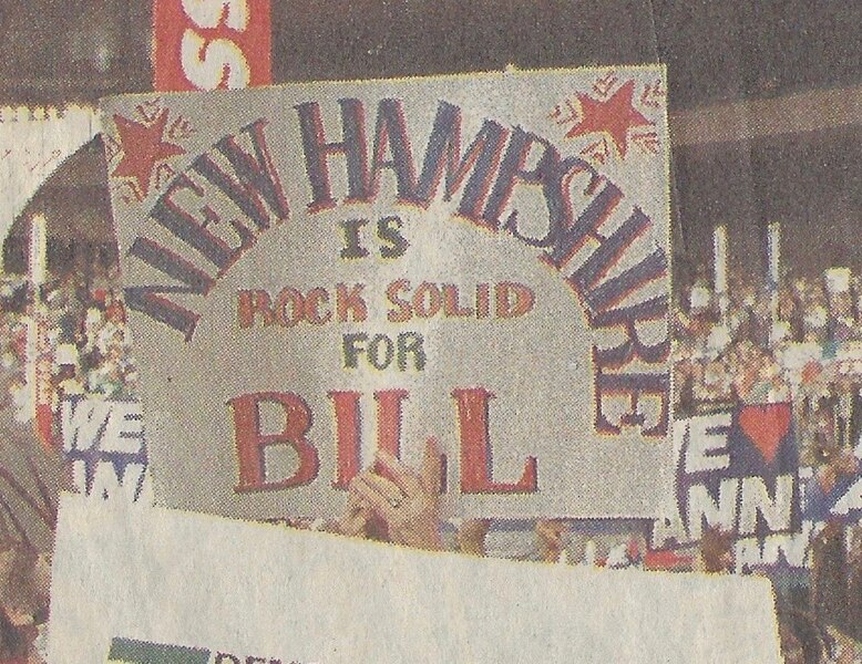 File:New Hampshire Is Rock Solid for Bill (Clinton) with We Love Ann (Richards) signs in background.jpg