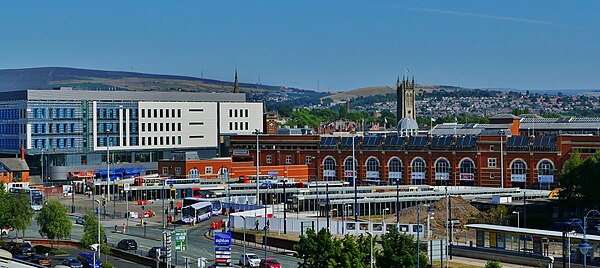 Image: New buildings shown from Ikea carpark