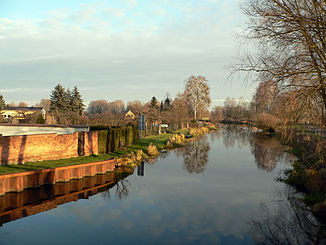 Canal Finow en Niederfinow
