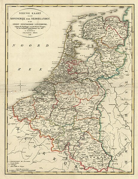 File:Nieuwe Kaart Koningrijk der Nederlanden en Hertogdom Luxemburg C van Baarsel 1815.jpg