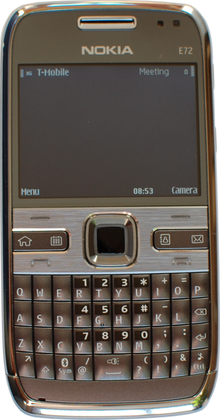 <span class="mw-page-title-main">Nokia E72</span> Cell phone model