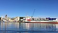 The Norcem cement plant in Brevik seen from seaside