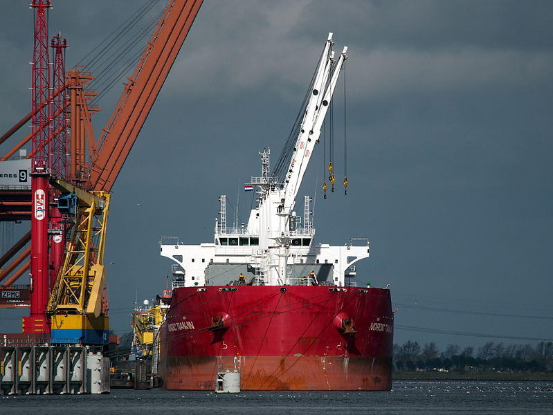 File:Nordic Tianjin - IMO 9632789 at the Amerikahaven, Port of Amsterdam, pic1.JPG