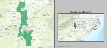 Norda Carolina Usona Kongresa Distrikto 9 (ekde 2013).
tif