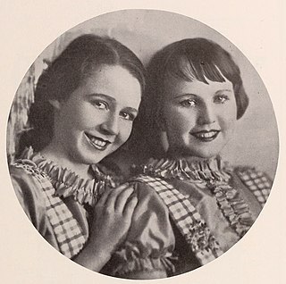 Jane and Katherine Lee American actresses