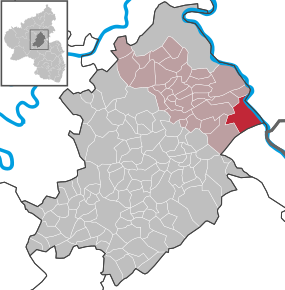 Poziția localității Oberwesel