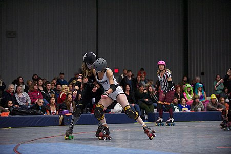 Roller derby scene