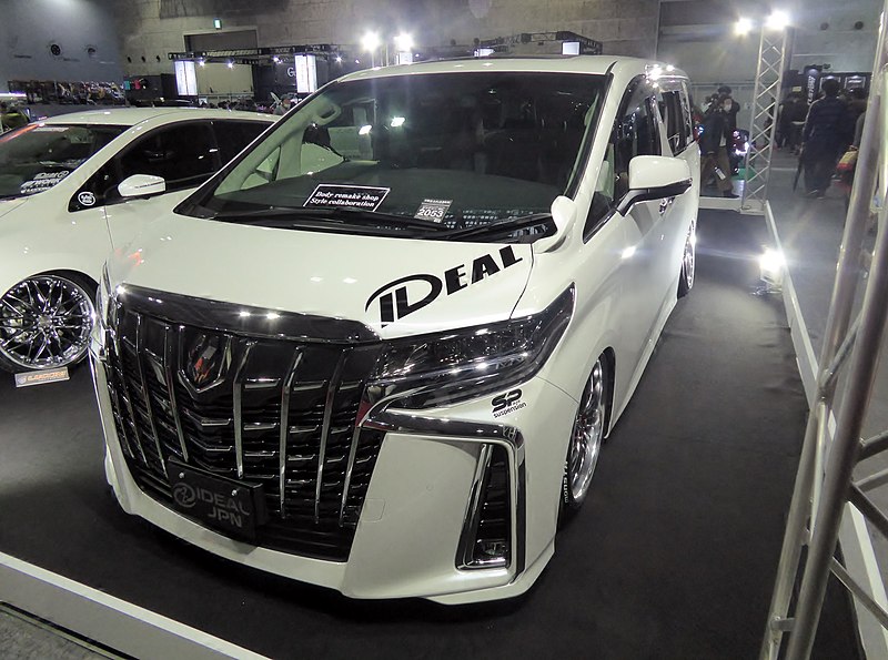 File:Osaka Auto Messe 2018 (81) - Toyota ALPHARD S (DBA-AGH30W-PFXSK) tuned by IDEAL JAPAN.jpg