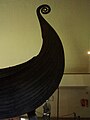 The back bow of the Oseberg ship.