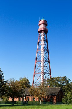 Am Leuchturm von Campen