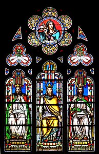 Manassès, Ezéchias, Johathan, Judith en buste, collatéral sud, chapelle de la Vierge.