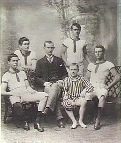 College rowing team, 1891