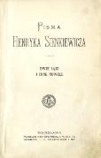 Henryk Sienkiewicz Pisma Henryka Sienkiewicza tom XXXV