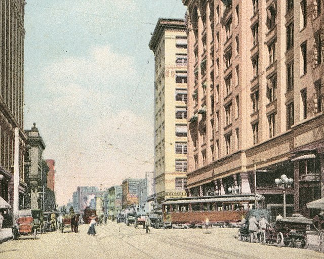 Pacific Electric Building and Main Street