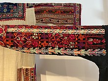 Palestinian embroidery on dress sleeves.jpg