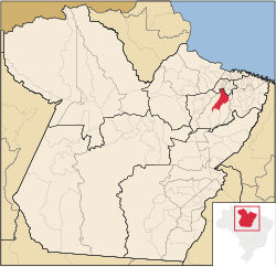 Localização de Acará no Pará