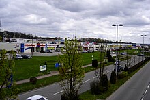 La zone commerciale du Saut-le-Cerf.