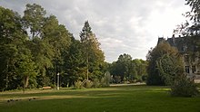 Der Park und das Schloss von Charmois