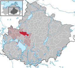 Läget för kommunen Peenehagen i Landkreis Mecklenburgische Seenplatte