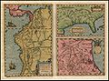 Virreinato del Perú, Florida y el Lado Este de la Península de Yucatán (Ambos bajo la administración del Virreinato de Nueva España). Abraham Ortelius, Amberes, 1608