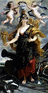 Maria de Medici (1622) by Peter Paul Rubens, showing her as the incarnation of Athena[219]