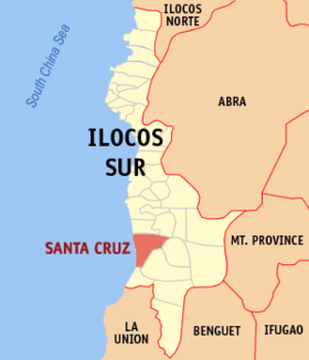 Localisation de Santa Cruz