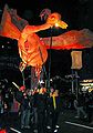 Image 18A Phoenix rises to new life at the Village Halloween Parade fifty days after the September 11, 2001, terrorist attacks (from Culture of New York City)
