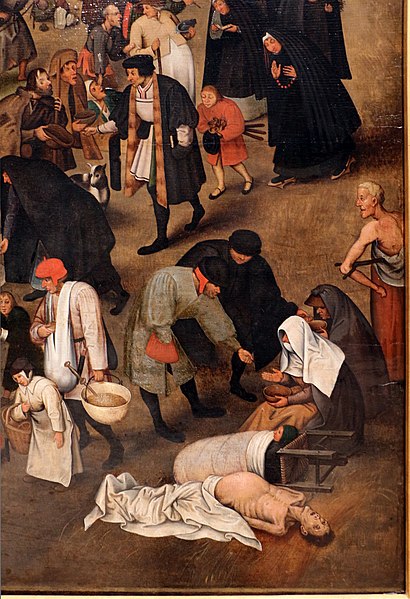 File:Pieter bruegel il giovane, combattimento tra carnevale e quaresima, 17.JPG