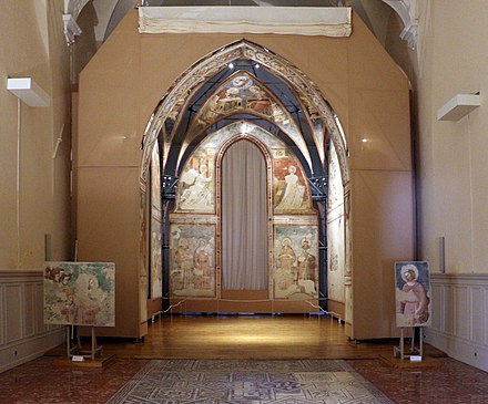 Detached Frescoes from Santa Clara by Pietro da Rimini Pietro da rimini e bottega, affreschi dalla chiesa di s. chiara a ravenna, 1310-20 ca. 01.jpg