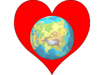 English: Heart and Earth