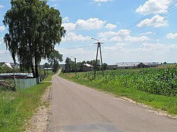 Straße von Moniuszeczki