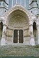 Central porch, north facade, Chartres Cathedral