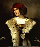 Portet van een man met een rode kap, ca. 1510, Frick Collection, New York