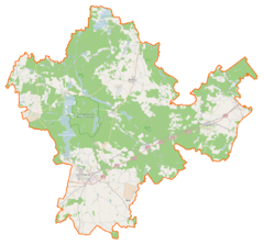 Mapa lokalizacyjna powiatu chojnickiego