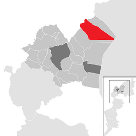 Poloha obce Purbach am Neusiedler See v okrese Eisenstadt-okolie (klikacia mapa)