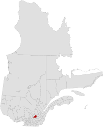 Municipalité régionale de comté de Bécancour - Carte