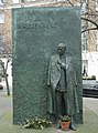 Raoul Wallenberg memorial in Great Cumberland Place, London.