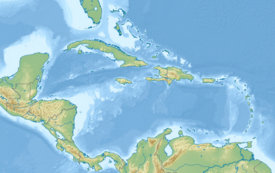 Санта-Крус. Карта розташування: Кариби