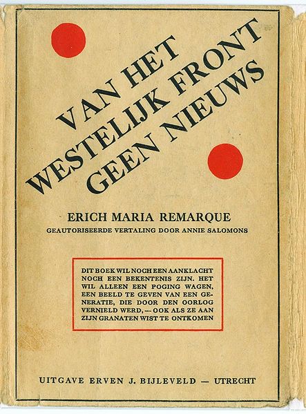 Dutch translation, 1929