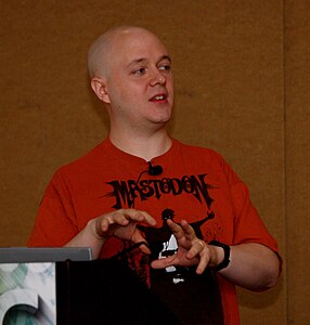 Richard Rouse III at the Game Developers Conference 2010.