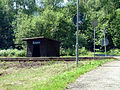 Čeština: Železniční zastávka u vsi Rohanov v okrese Prachatice, Jihočeský kraj, část obce Chroboly. English: Train station shelter at the village of Rohanov, Prachatice District, South Bohemian Region, Czech Republic.