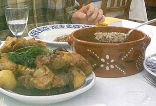 <span class="mw-page-title-main">Rojões</span> Portuguese pork stew