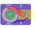 Rotary combination lock combo (internal, drawn).svg