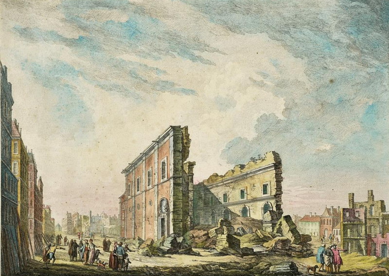 File:Ruinas da Igreja de S. Paulo após o Terramoto de 1755 - Jacques Philippe Le Bas, 1757.png