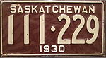 SASKATCHEWAN 1930 plate (2149241788).jpg