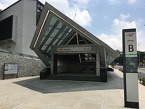 SBK Line Merdeka Station Entrance B 1.jpg