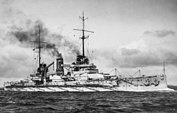 אוניית הצי הגרמני הקיסרי "ריינלנד" זמן קצר לאחר כניסתה לשירות