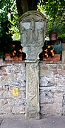 Wayside shrine (1741) in Saarburg, Germany.